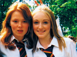 Charlotte Thompson (left) and Olivia Bazlinton