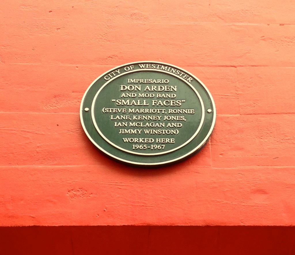 Small Faces plaque on Carnaby Street (© London Intelligence)
