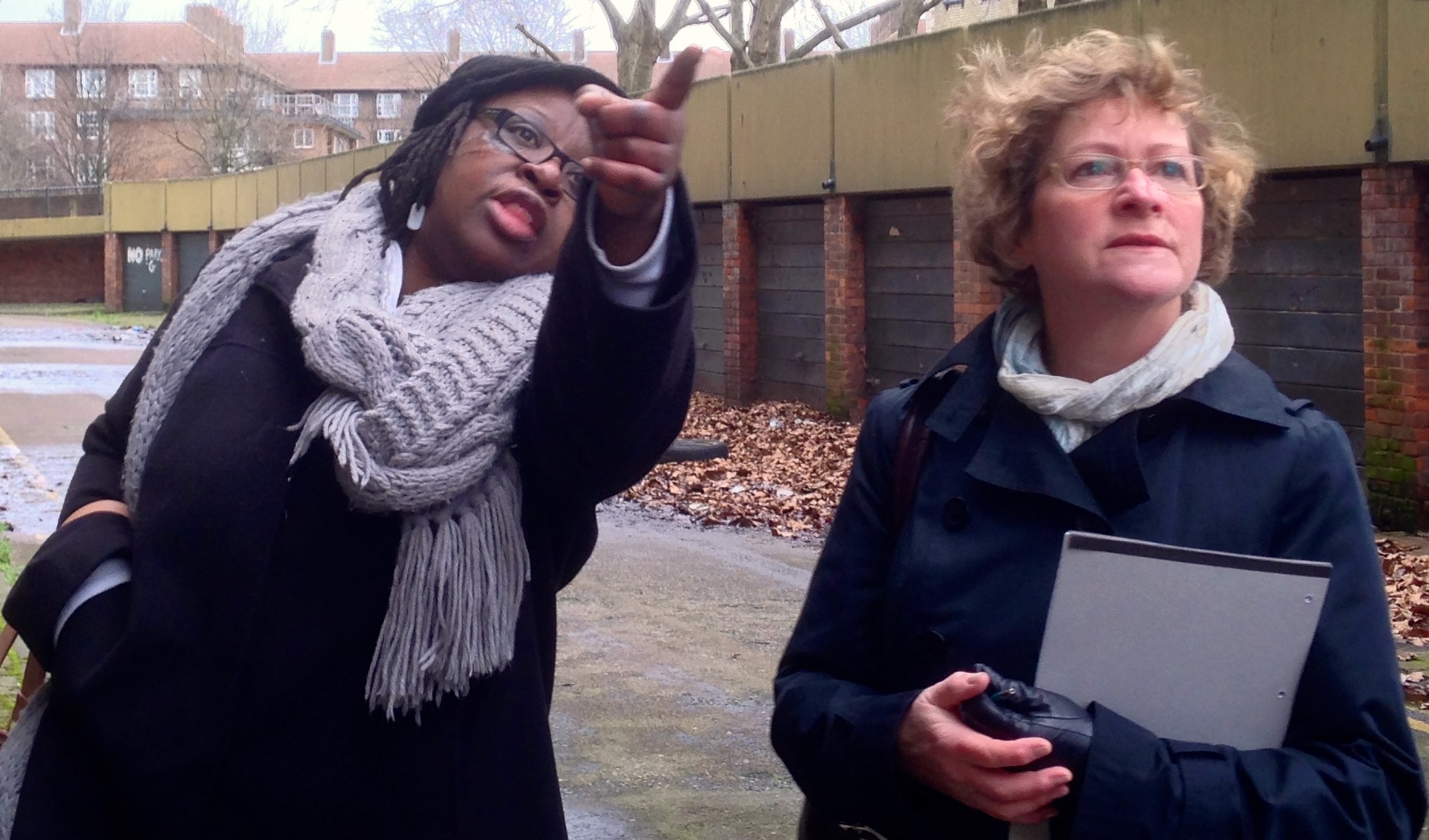 The Estate Resident and The Inspector (© London Intelligence, 2013)