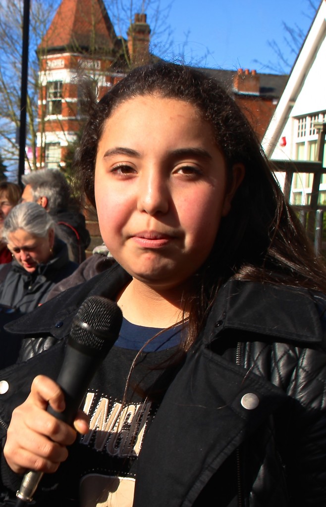 Sweets Way resident Kauthar, 13, says family anguished by eviction © London Intelligence 2015