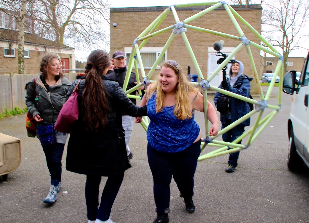 Social housing activists and residents occupy another Sweets Way home © London Intelligence 2015