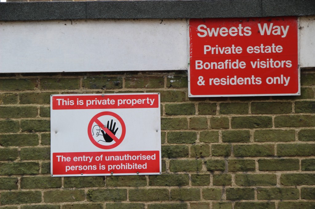 Sweets Way now covered by an injunction © London Intelligence 2015