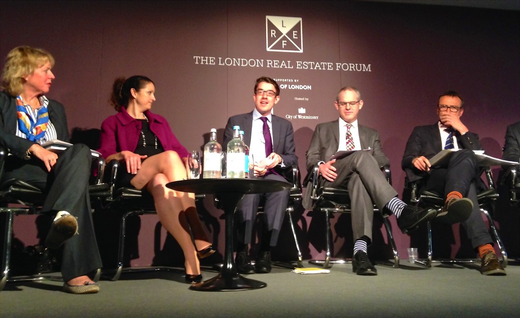 Haringey Councillor Alan Strickland speaks to LREF 2015 delegates (© London Intelligence 2015)