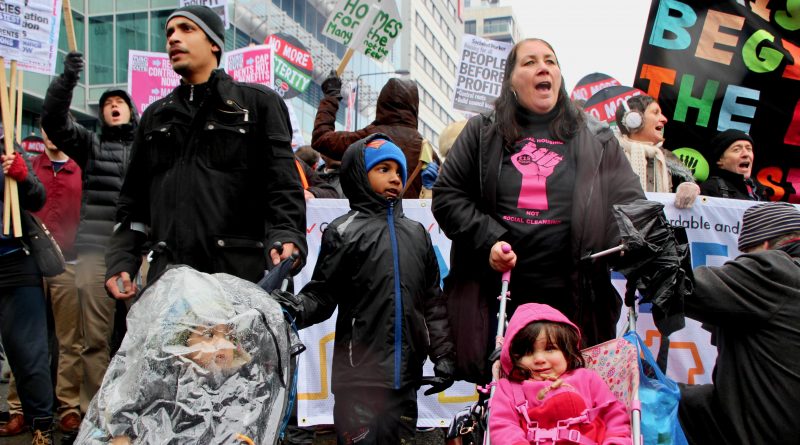 The London-wide March for Homes on 31 January 2015 (© London Intelligence)