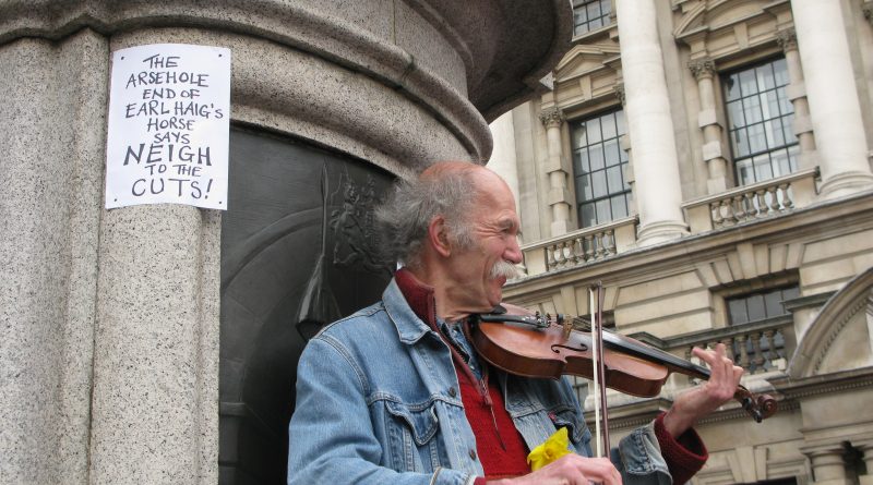 Street protests against austerity cuts to public services like this one in 2011 failed to stop them © London Intelligence ®