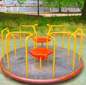 Over 88,000 London children live in temporary accommodation in 2019. Photo shows Heygate council estate before demolition (© London Intelligence, All Rights Reserved).