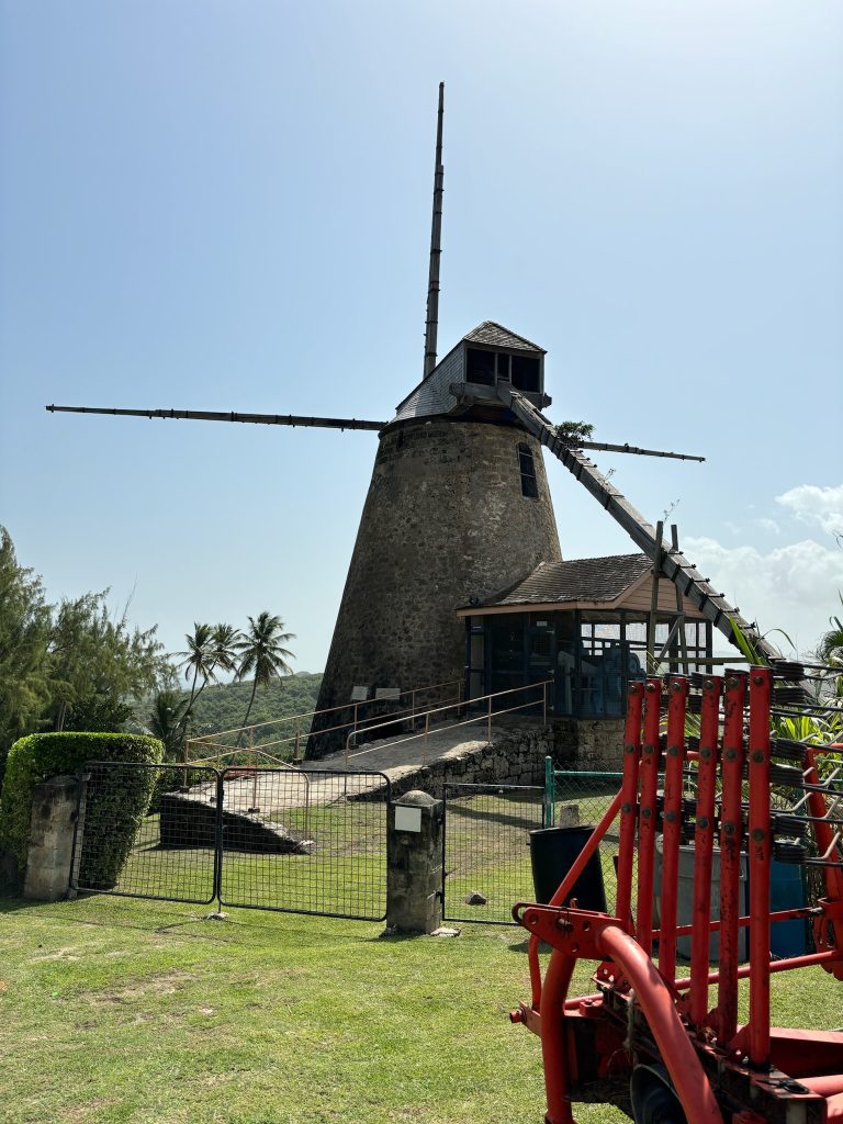 An intact Barbados sugar mill (© London Intelligence ® 2024).