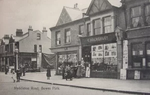 Myddleton Road, Bowes Park, north London, in 1905.