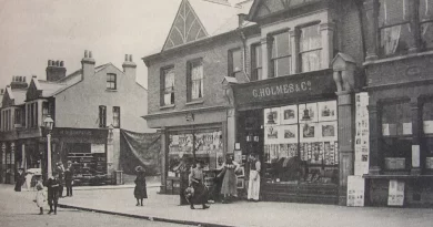 Myddleton Road, Bowes Park, north London, in 1905.